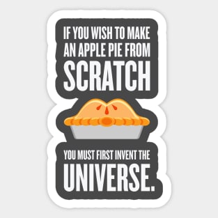 Apple Pie Universe Sticker